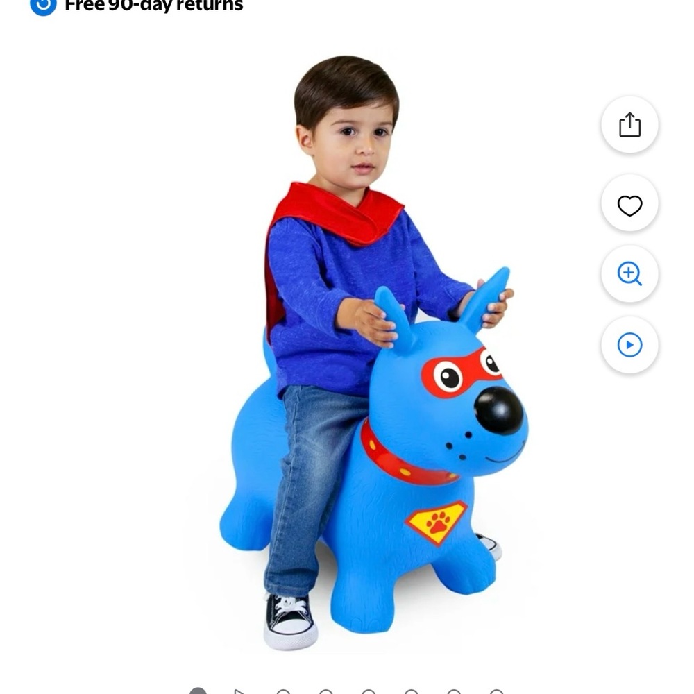 Superhero Blue Dog Bouncer